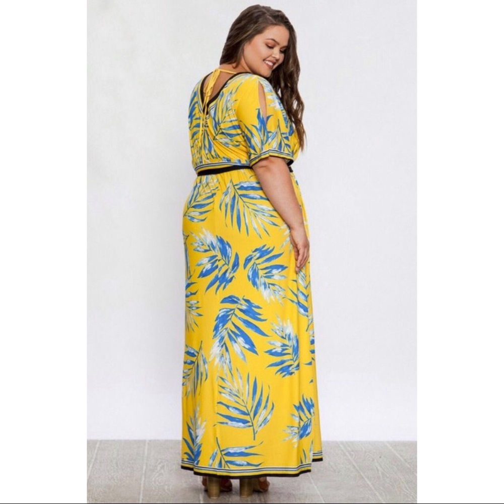 Flying Tomato Halter Faux Wrap Dress Plus Size - Picture 2 of 8